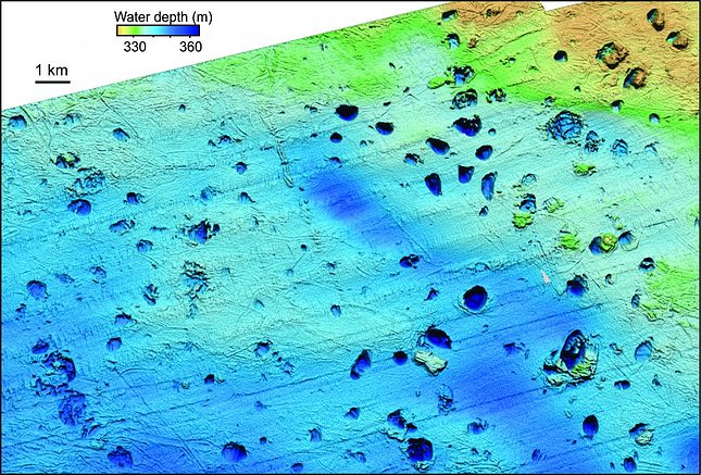Kraters op bodem Barentszzee ontstaan door methaanexplosies